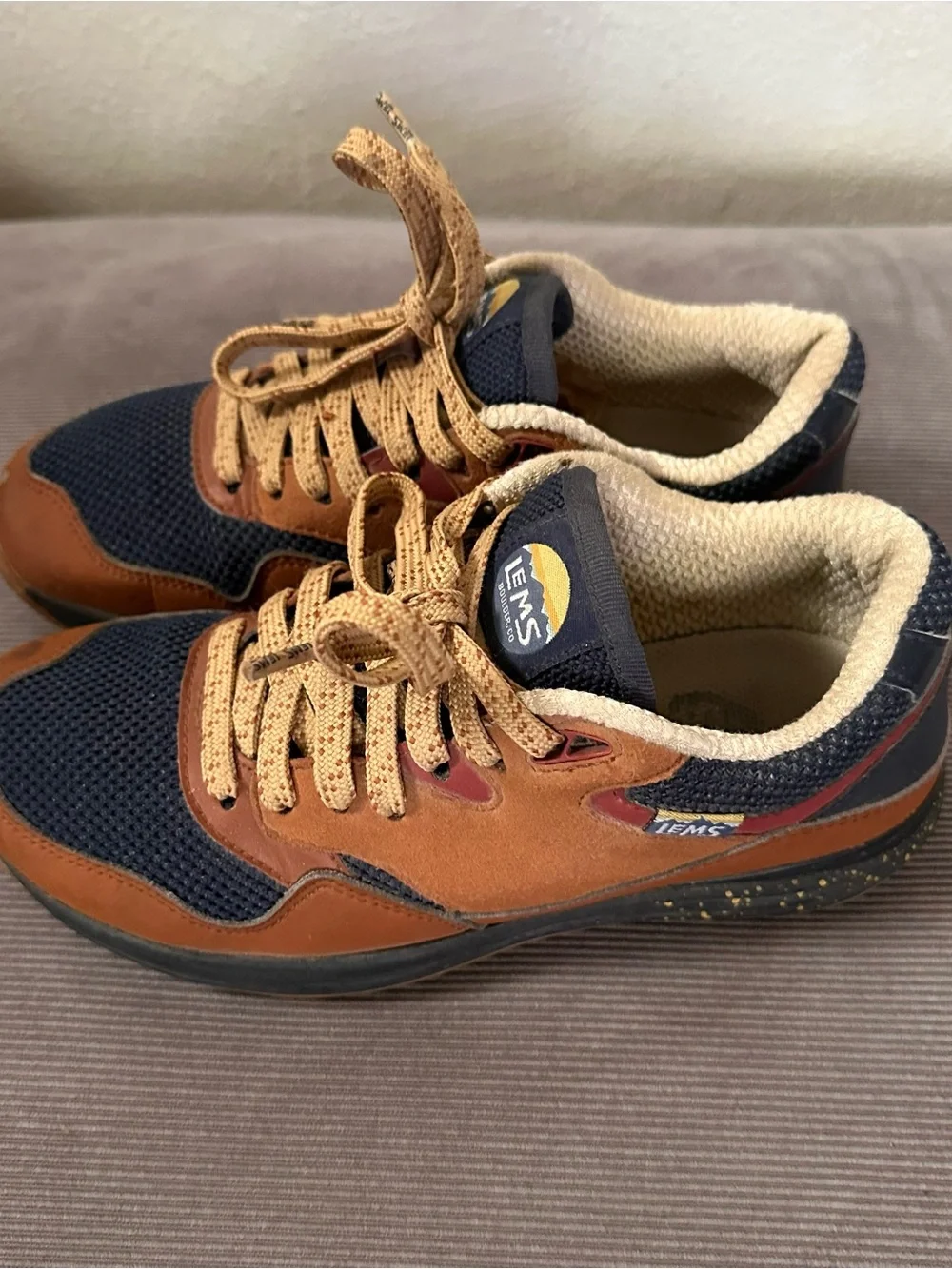 Lems Women’s Trailhead Sequoia Brown Minimalist Hiking Trail Shoes Size 6.5